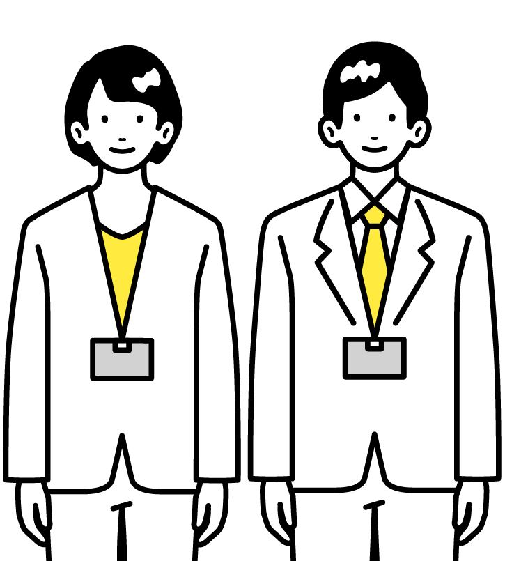 窓口さんのイラスト