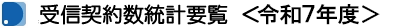 受信契約数統計要覧　＜令和7年度＞